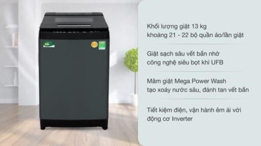 Máy giặt Toshiba Inverter 13 kg AW-DUJ1400GV KK