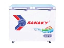 Tủ Đông Sanaky VH-2599A2KD Mặt Kính Cường Lực 250 Lít