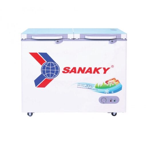 Tủ Đông Sanaky VH-2599A2KD Mặt Kính Cường Lực 250 Lít