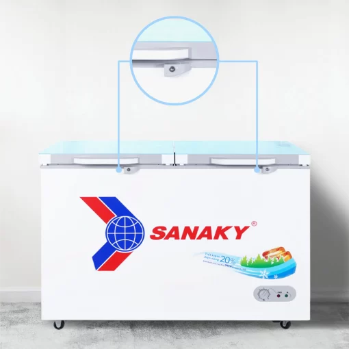 Tủ đông Sanaky VH-2899W2KD,220 lít, 2 ngăn đông