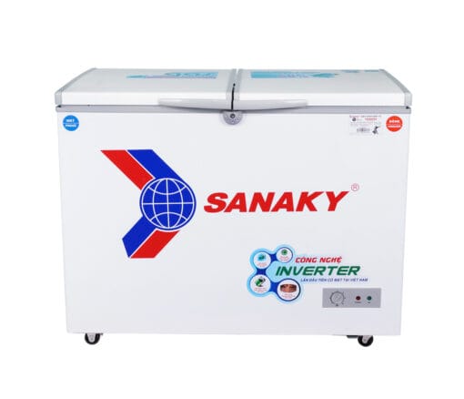 Tủ Đông Inverter Sanaky VH-2599W3 (2 Ngăn Đông, Mát 250L)