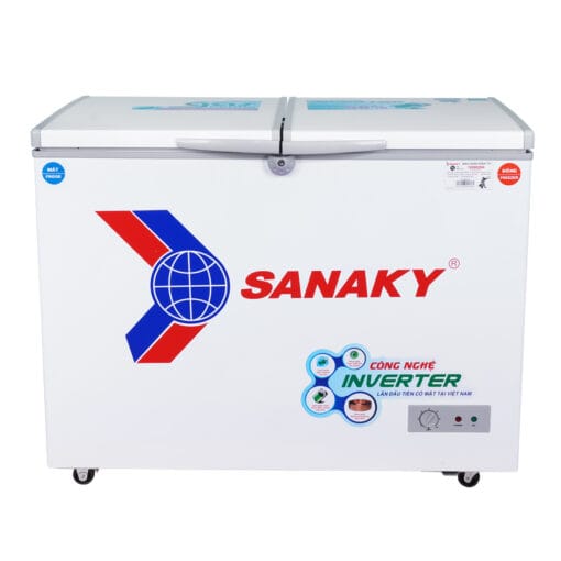 Tủ Đông Inverter Sanaky VH-2599W3 (2 Ngăn Đông, Mát 250L)