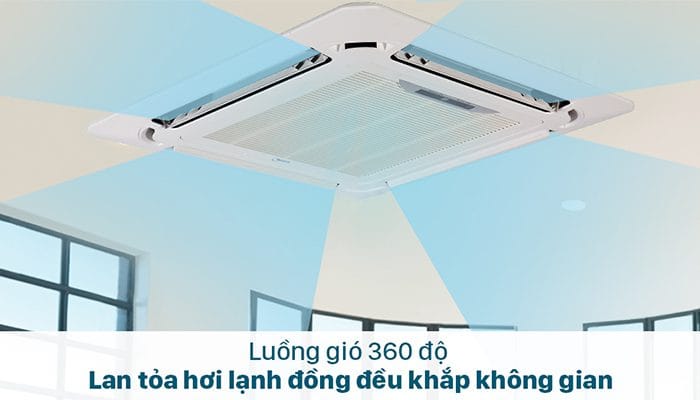 Điều hòa Midea MCA3-18HRN1 âm trần 2 chiều 18000BTU