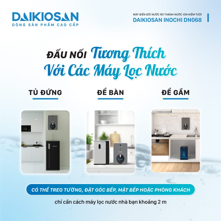 Máy phù hợp với các dòng máy lọc nước trên thị trường