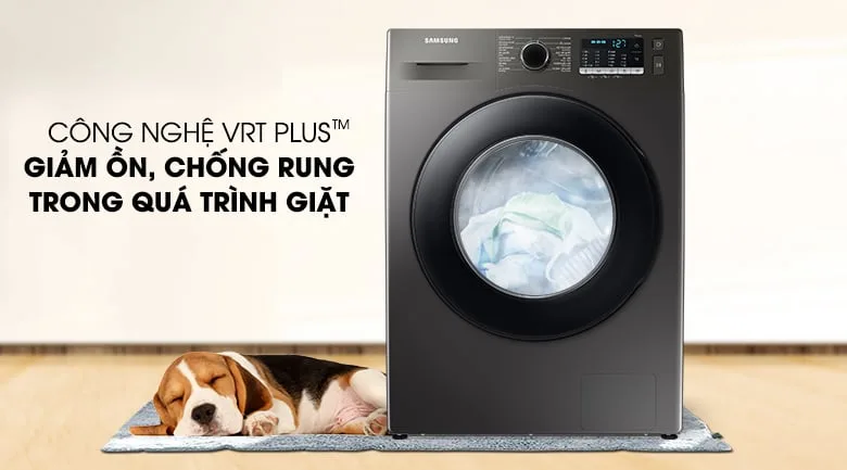 Máy giặt Samsung Inverter 9.5kg WW95TA046AX/SV Máy giặt Samsung Inverter 9.5kg WW95TA046AX/SV - Giảm ồn, chống rung tốt hơn 30% với công nghệ VRT Plus™