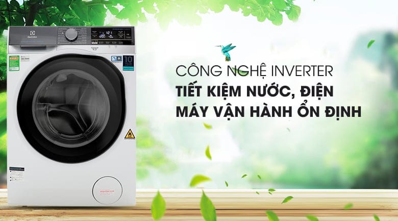 Công nghệ Inverter - Máy giặt sấy Electrolux Inverter 8 kg EWW8023AEWA