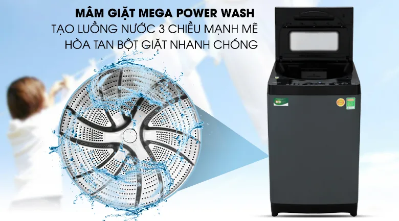 Máy giặt Toshiba Inverter 13 kg AW-DUJ1400GV KK Máy giặt Toshiba Inverter 13 kg AW-DUJ1400GV KK