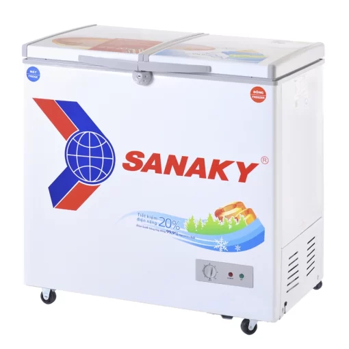 Tủ Đông Dàn Đồng Sanaky VH-2599W1, 250 Lít Dàn Đồng