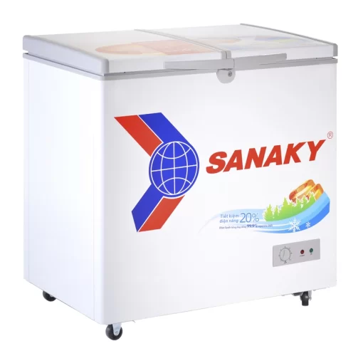 Tủ Đông Dàn Đồng Sanaky VH-2599W1, 250 Lít Dàn Đồng