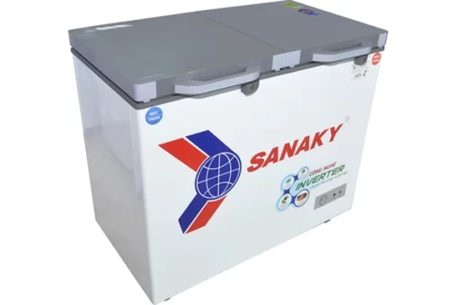 Tủ đông Sanaky 2 ngăn đông và mát VH-3699W4K (260 lít, nắp kính xám)