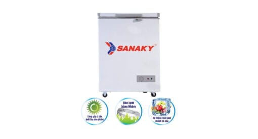 Tủ Đông Gia Đình Sanaky VH 150HY2, 100 Lít