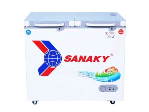 Tủ Đông Sanaky Mặt Kính Cường Lực VH-2599W2KD, 250 Lít