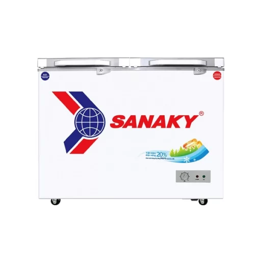 Tủ Đông Sanaky Mặt Kính Cường Lực VH-2599W2KD, 250 Lít