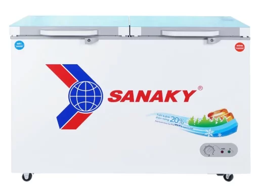 Tủ đông mặt kính cường lực Sanaky VH-3699W2KD 360 lít