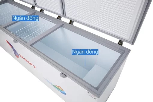 Tủ Đông Dàn Đồng 3 Cánh Sanaky VH-1399HY, 1 Ngăn 1300 Lít