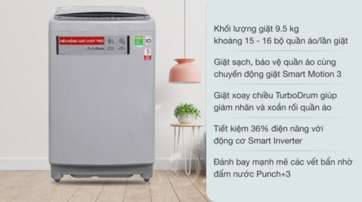 Máy giặt LG Inverter 9.5 kg T2395VS2M