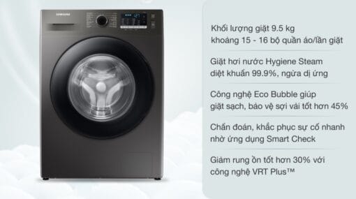 Máy giặt Samsung inverter 9.5kg WW95TA046AX/SV