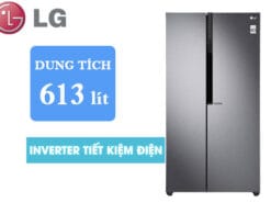 Tủ lạnh LG 613 lít inverter GR-B247JDS