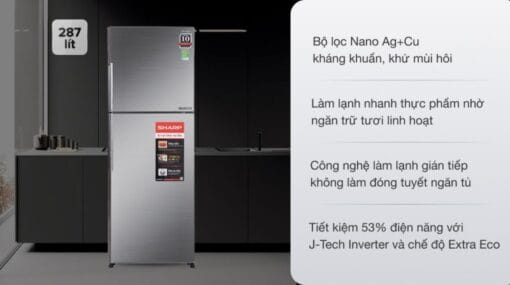 Tủ lạnh Sharp SJ-X316E-DS - 314 Lít Inverter