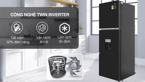 Tủ lạnh Aqua 347 lít inverter AQR T399FA WGB