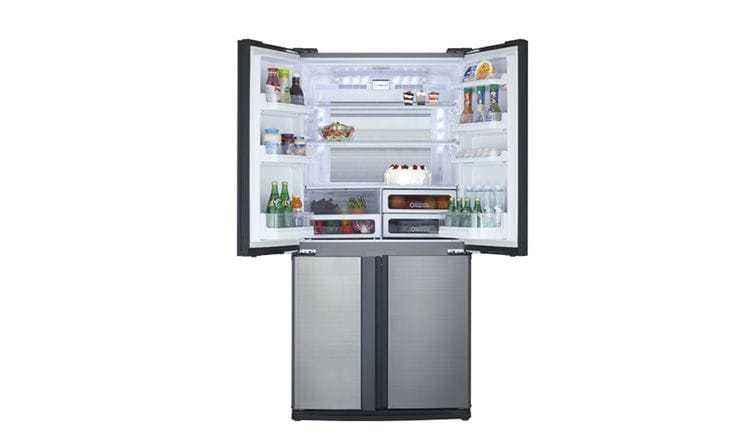 Tủ lạnh 4 cánh Sharp SJ-FX631V-SL 626 Lít, J-Tech Inverter Mới 2021