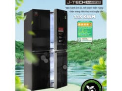 Tủ lạnh Sharp Inverter 401 lít SJ-FXP480VG-BK
