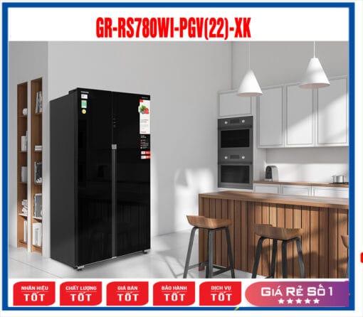 Tủ lạnh Toshiba Inverter 596 lít GR-RS780WI-PGV(22)-XK MỚI 2022
