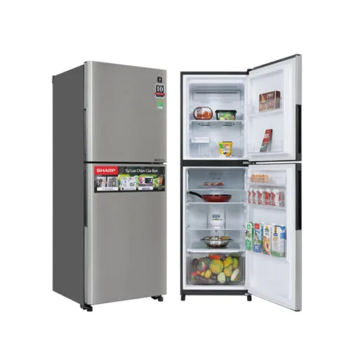 Tủ lạnh Sharp Inverter 330 lít SJ-XP352AE-SL MỚI 2023