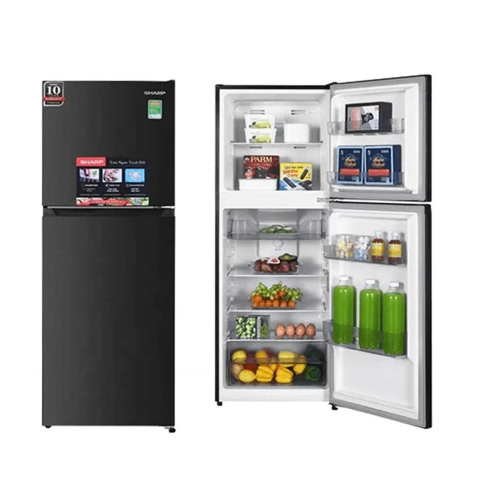 Tủ lạnh Sharp Inverter 197 lít SJ-X215V-DG Mới 2024 Tủ lạnh Sharp Inverter 197 lít SJ-X215V-DG Mới 2024