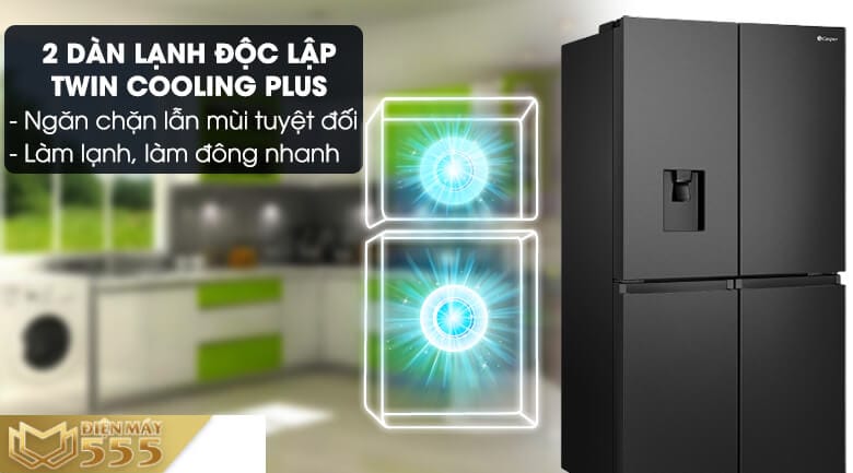 Tủ lạnh Casper 645 lít inverter RM-680VBW