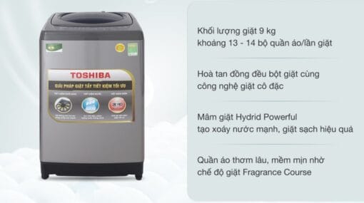 Máy giặt Toshiba 9 Kg AW-H1000GV SB