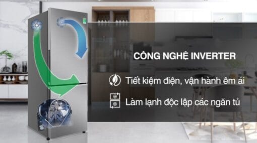 Tủ lạnh Hitachi R-B340EGV1 Inverter 323 lít