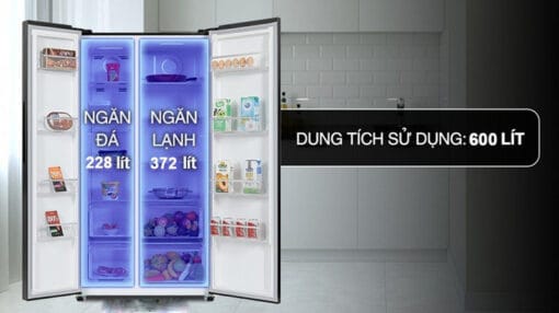 Tủ lạnh Sharp Inverter 600 lít SJ-SBXP600VG-BK MỚI 2023