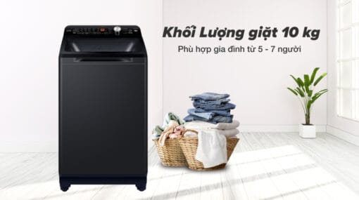 Máy giặt Aqua 10 kg lồng đứng AQW-FR101GT.BK