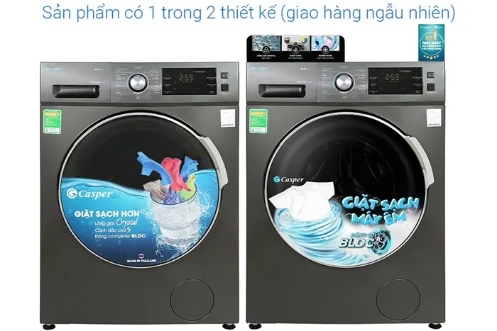 Máy giặt Casper inverter lồng ngang 10.5 kg WF-105I150BGB Máy giặt Casper inverter lồng ngang 10.5 kg WF-105I150BGB