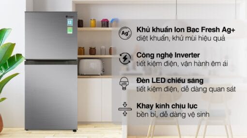 Tủ lạnh Casper 200 lít inverter RT-215VS