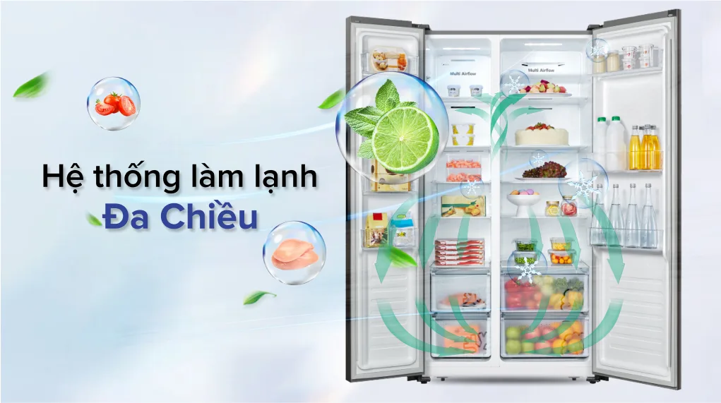 Tủ lạnh Casper 552 lít inverter RS-570VT Tủ lạnh Casper 552 lít inverter RS-570VT