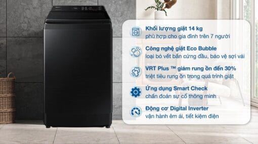 Máy giặt Samsung Inverter 14KG WA14CG574BDSV