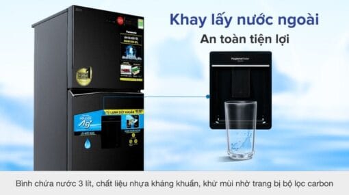 Tủ lạnh Panasonic 326 lít inverter NR-TL351GPKV