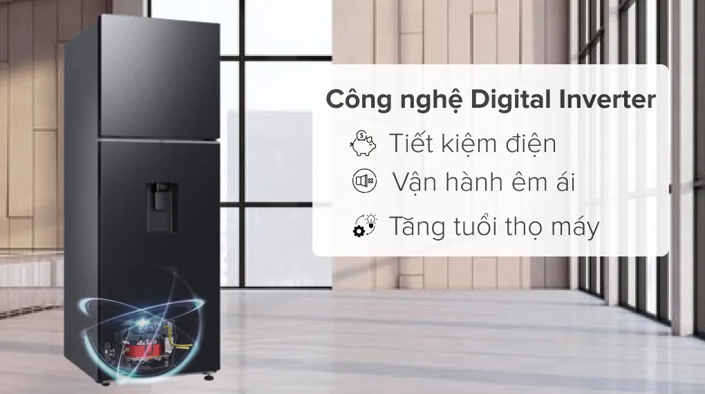 Tủ lạnh Samsung Inverter 345 lít RT35CG5544B1SV Tủ lạnh Samsung Inverter 345 lít RT35CG5544B1SV