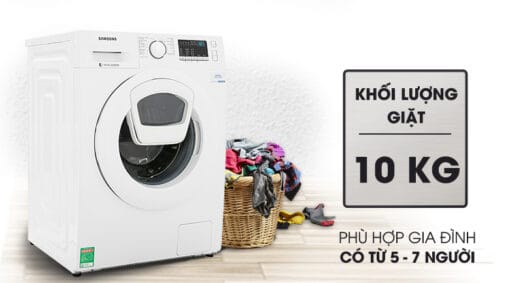 Máy giặt Samsung Addwash Inverter 10 Kg WW10K44G0YW/SV