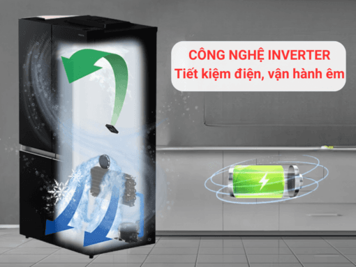 Tủ lạnh Hitachi R-WB700VGV2 Inverter 645 lít