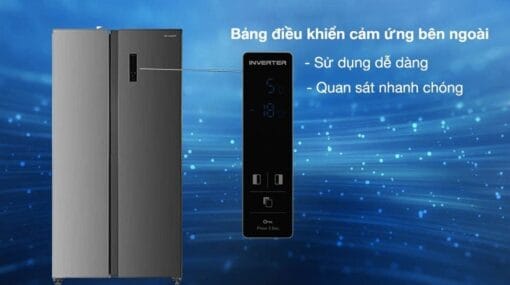 Tủ lạnh Sharp Inverter SJ-SBX440V-DS 442 lít