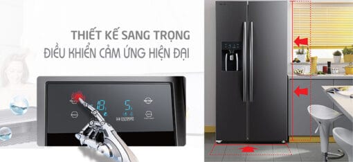 Tủ lạnh Toshiba SBS Inverter 493L RS637WE-PMV(06)-MG Mới 2020