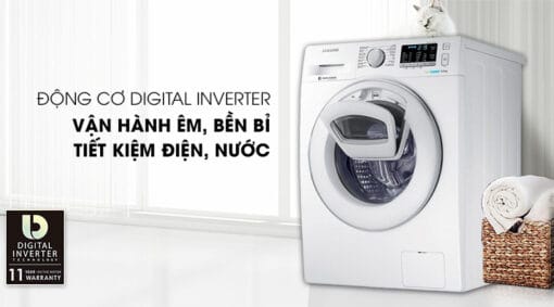 Máy giặt Samsung Addwash Inverter 9 Kg WW90K44G0YW/SV