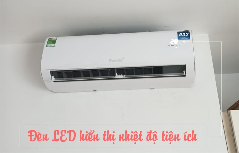 Máy điều hòa Funiki hiển thị nhiệt độ dàn lạnh