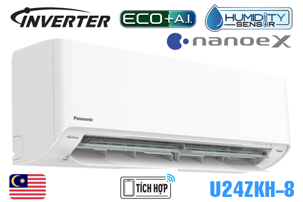 Panasonic U24ZKH-8, Điều hòa Panasonic 1 chiều 24000BTU Inverter