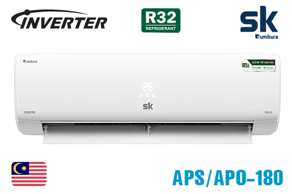 APS/APO-180DC, Điều hòa Sumikura 18000BTU 1 chiều Inverter 