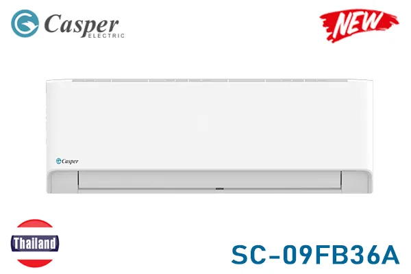 Điều hòa 9000BTU Casper 1 chiều SC-09FB36A Điều hòa 9000BTU Casper 1 chiều SC-09FB36A