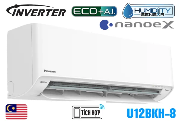 Điều hòa Panasonic 12.000BTU 1 chiều inverter U12BKH-8 Điều hòa Panasonic 12.000BTU 1 chiều inverter U12BKH-8